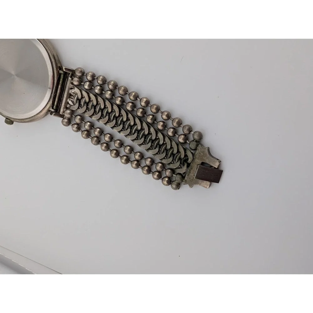 Vintage Le Baron Watch Women 42mm Case Multi Strand 7.5